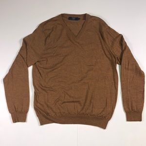 J•CREW 100% merino wool men’s large v neck sweater